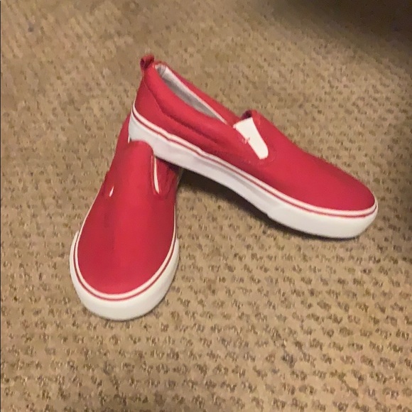 Red slip ons - Picture 2 of 3